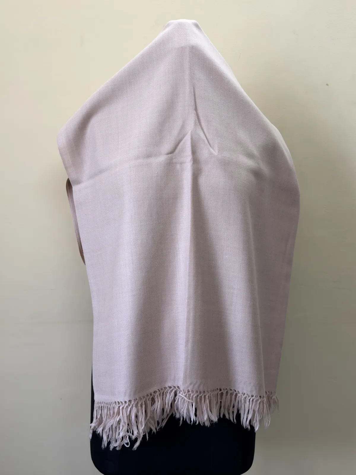 Gents Pure Wool Shawl (Loi) - Dusty Pink