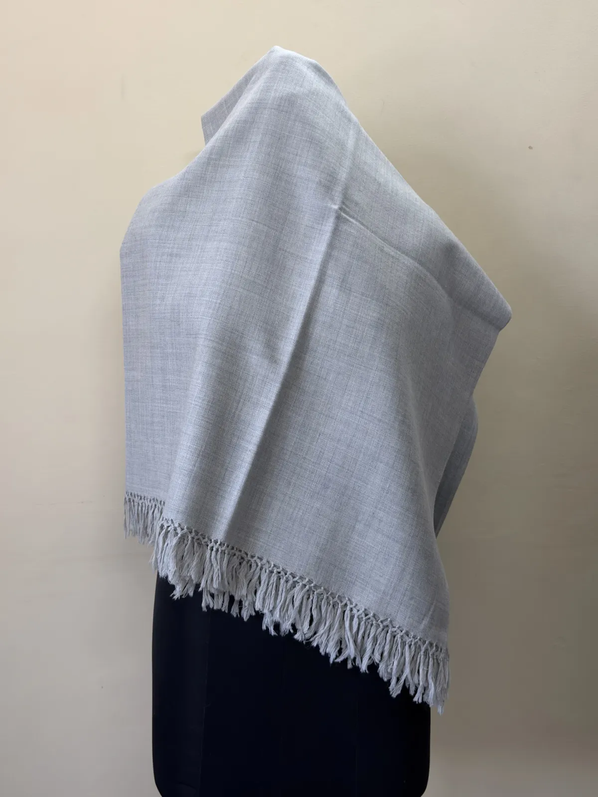 Gents Pure Wool Shawls (Loi) - Gray