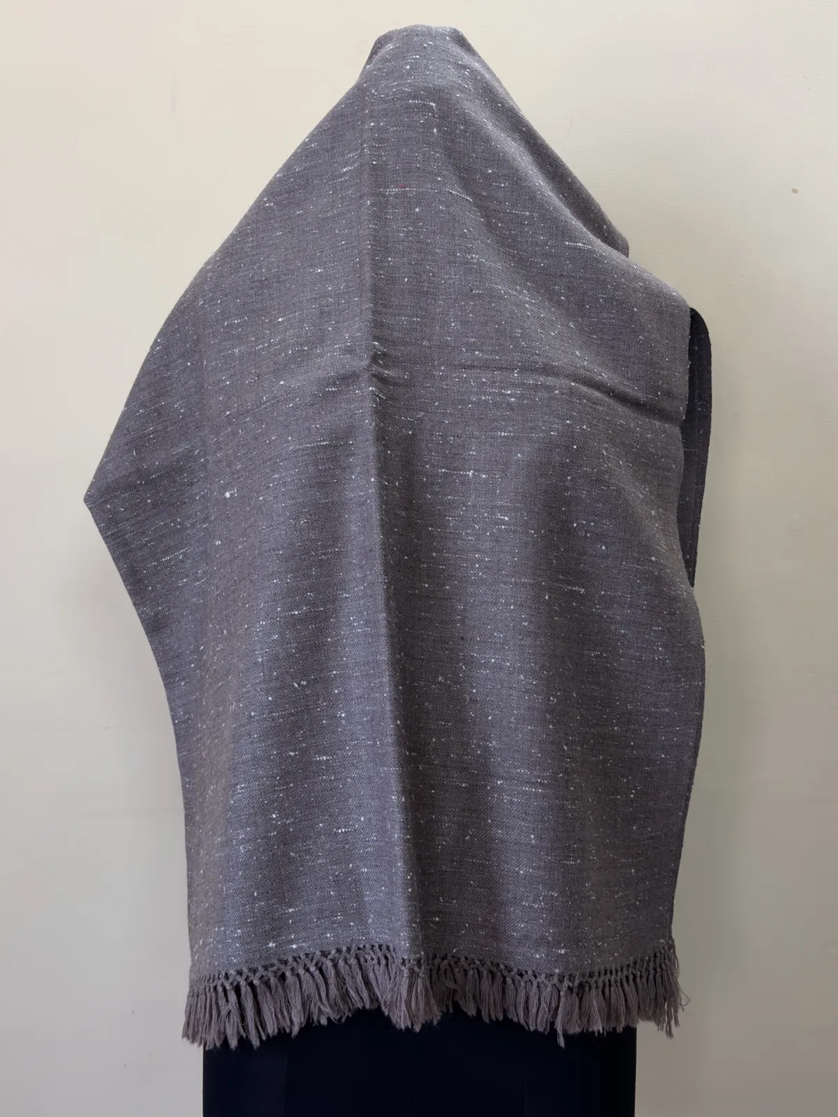 Gents Pure Wool Shawls (Loi) - Dark Camel